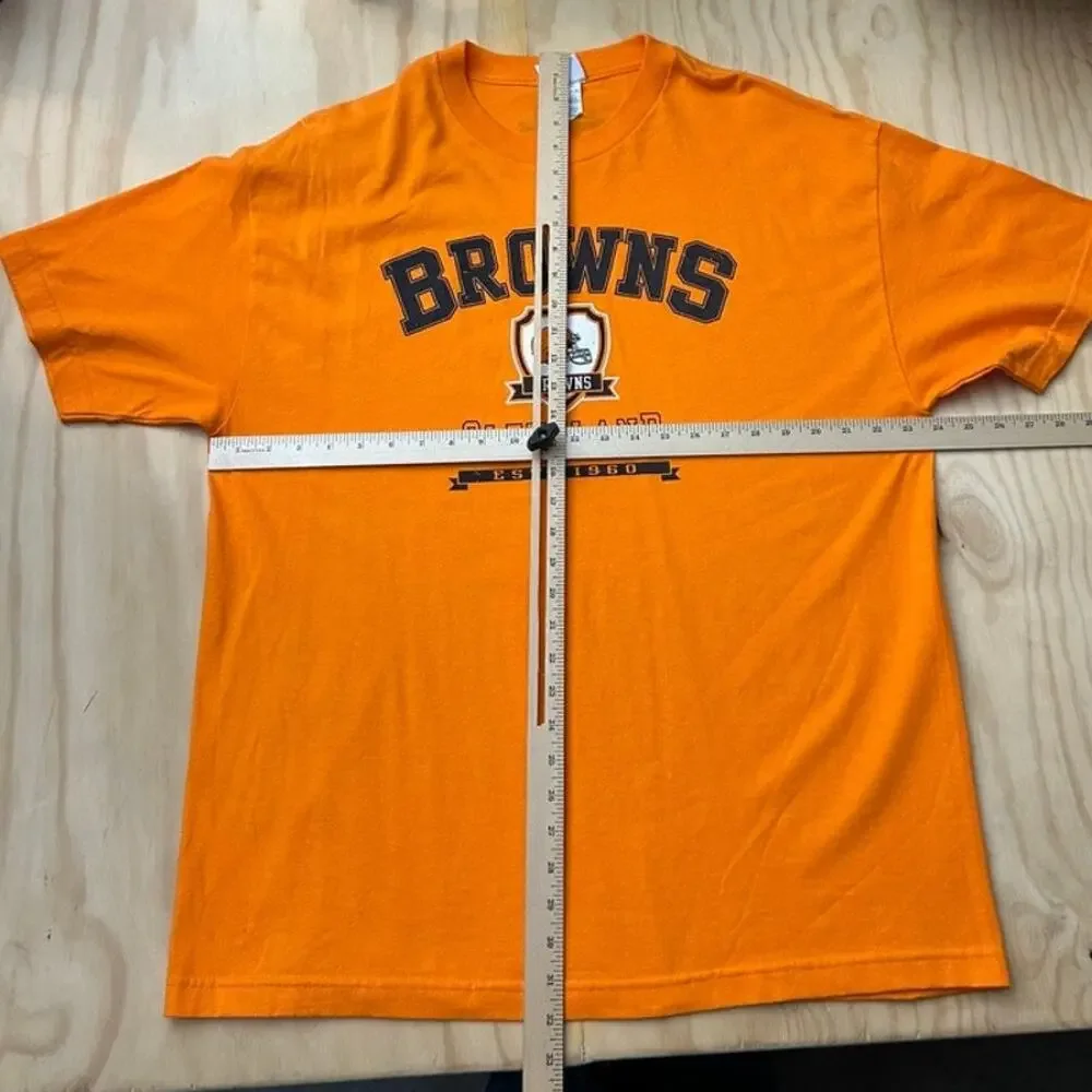 Cleveland Browns Vintage NFL Sports Illustrated Orange shirt Size XL
